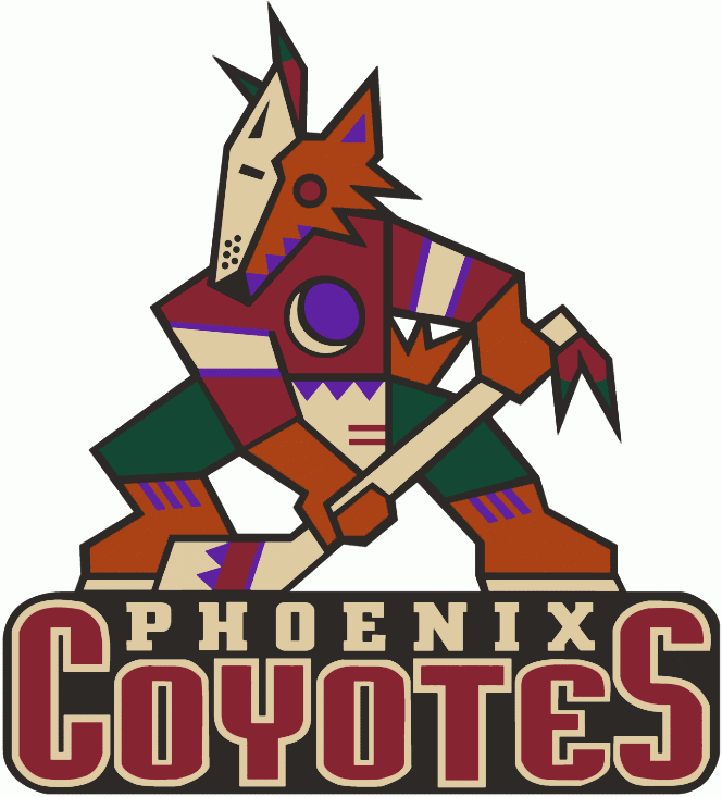 Arizona Coyotes 1996 97-1998 99 Primary Logo cricut iron on